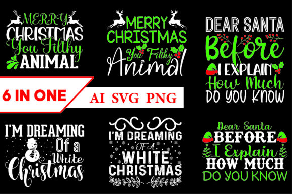 Christmas Exclusive Craft Bundle-SVG PNG