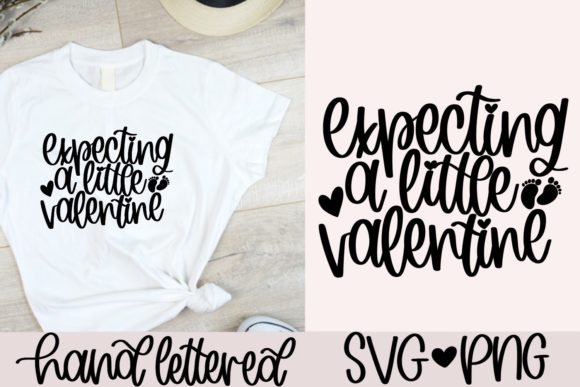 Expecting a Little Valentine Svg