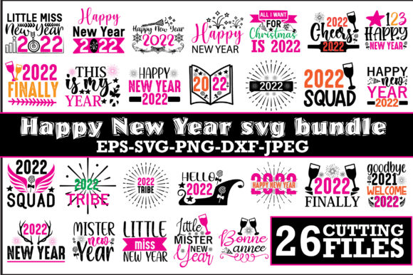 Happy New Year SVG Bundle Review