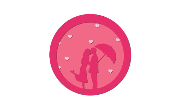 Valentine's Day Lovers SVG