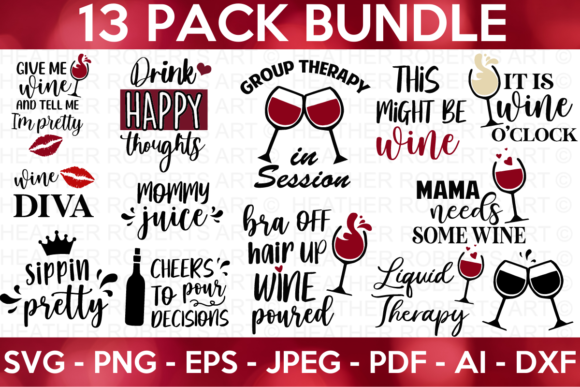 Wine Bundle SVG Review